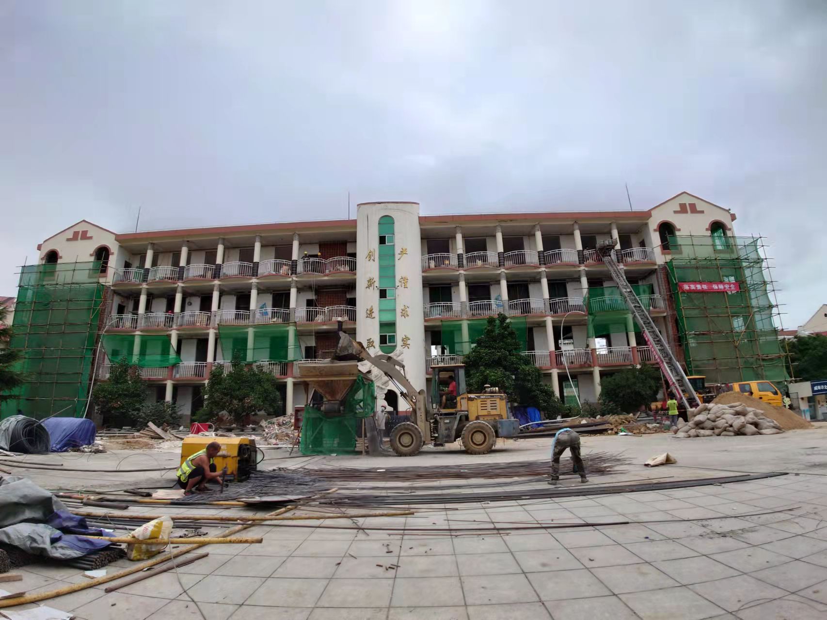 上安乡北竹岛小学改造加固